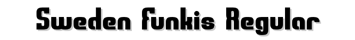 Sweden Funkis Regular font